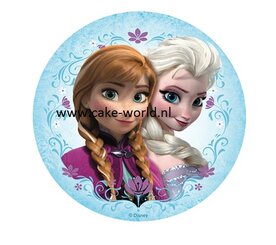 Elsa &amp; Anna (Frozen) taart print