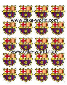 FC Barcelona cupcake print 20st.
