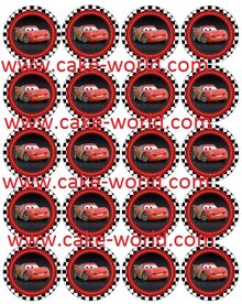 Cars cupcake 2 print 20 st. 