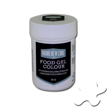 BrandNewCake Kleurstof Gel Wit 35gr