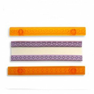 JEM Ribbon Cutter set 2, Hearts & Diamonds