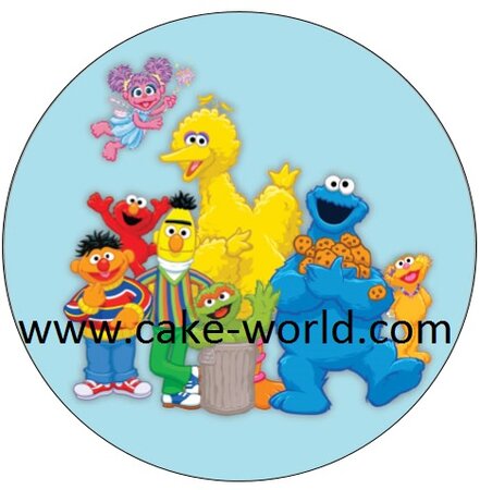 Sesamstraat 2 taartprint