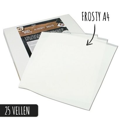 Frosty Sheets A4-formaat/25st.