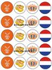 Koningsdag Cupcakeprint