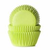 House of Marie Baking Cups Lime Groen /50st