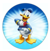 Donald Duck Taartprint Rond