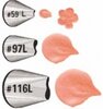 Wilton Left Handed Decorating Tip set Petal #59/97/116