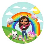 Gabby's Poppenhuis Taartprint 