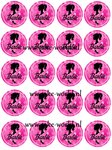 Barbie Cupcake Print