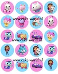 Gabby's Poppenhuis  Cupcakeprint