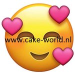 Emoji InLove taartprint