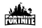 Fortnite 1 taartprint Vierkant