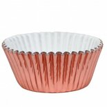 PME Baking Cups Metallic Rose Gold 30st.