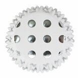 PME Foil Baking Cups Polka Dot Silver 30st.