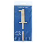 Culpitt Houten Taarttopper Cijfer 1
