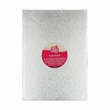 FunCakes Cake Board Rechthoek 35,5 x 25cm, zilver