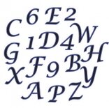 FMM Alphabet & Numbers Tappits Upper Case Script