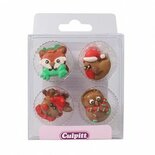 Culpitt Suikerdecoratie Winterdieren pk/12