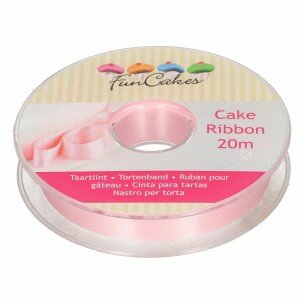 FunCakes Cake Ribbon (Lint), Roze 15mmx20cm
