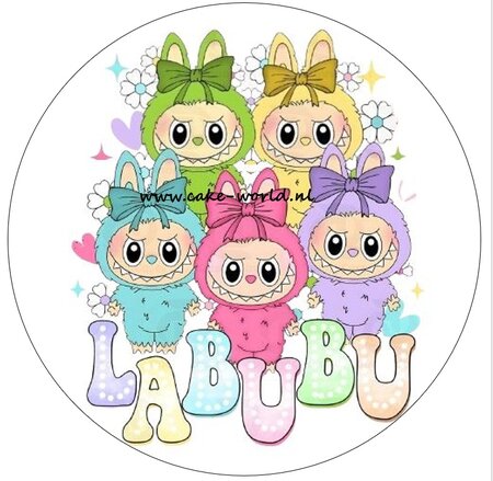 Labubu Taartprint