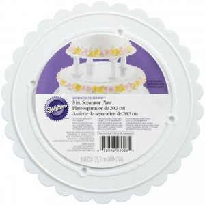 Wilton Decorator Preferred® Scalloped Separator Plate 30 cm.