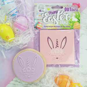 Sweet Stamp OUTboss Easter Unicorn Bunny