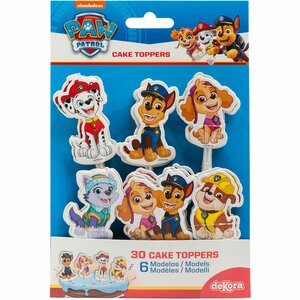 Dekora Paw Patrol Cake Toppers, 30st.