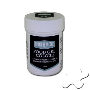 BrandNewCake Kleurstof Gel Wit 35gr