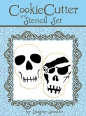 Halloween Skull Cookie Cutter & Stencil Set