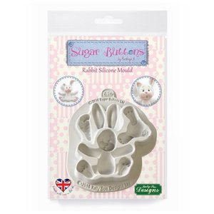 Katy Sue Mould Sugar Buttons Character Rabbit