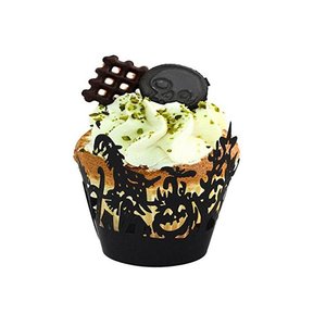 Halloween Cupcake Wrappers Black pk/12