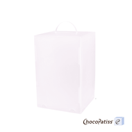 ChocoPatiss Taartdoos Kunststof 26x26x34cm Transparant Quarz