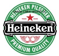 Heineken eetbare print