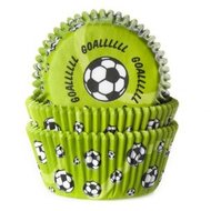 House of Marie Baking Cups Voetbal Goal!!! Groen/50st