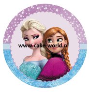 Frozen Elas &amp; Anna Taartprint