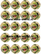 Dinosaurus cupcake print 20st