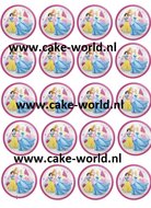 Prinsessen 1 Cupcake Print 20st