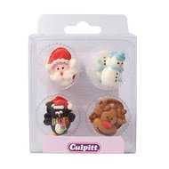 Culpitt Suikerdecoratie Kerstfiguren pk/12