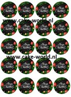 Kerst Cupcake Print