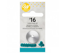 Wilton Decorating Tip #016 Open Star Carded