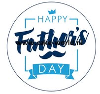 Vaderdag Taartprint Happy Father&#039;s Day