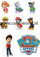 Paw Patrol Taart Decoratie Print