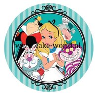 Alice in Wonderland 1 Taartprint