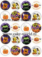 Happy Halloween Cupcake Print 20st