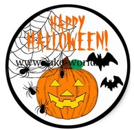 Happy Halloween Taartprint