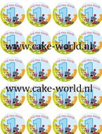 Woezel &amp; Pip 1 Jaar! Cupcake print