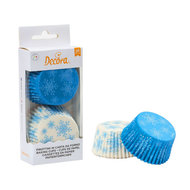 Decora Snowflake Baking Cups, 36st