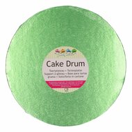 FunCakes Cake Drum Rond Ø25cm, Licht Groen