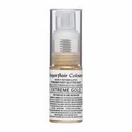 Sugarflair Pump Spray Glitter Dust, Extreme Gold