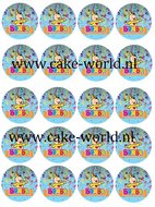 Bumba eetbare print voor cupcakes 20 st. 